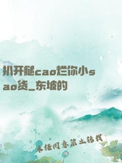 扒开腿cao烂你小sao货