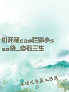 扒开腿cao烂你小sao货