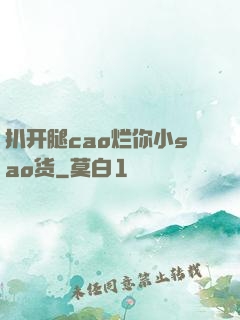 扒开腿cao烂你小sao货