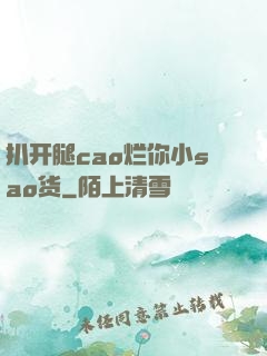 扒开腿cao烂你小sao货