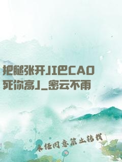 把腿张开JI巴CAO死你高J