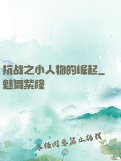 抗战之小人物的崛起