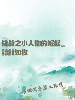 抗战之小人物的崛起