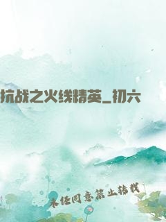 抗战之火线精英
