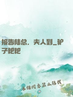 报告陆总，夫人到
