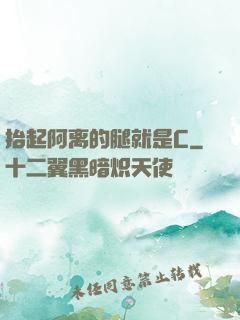 抬起阿离的腿就是C