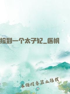 捡到一个太子妃