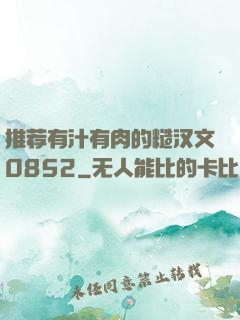 推荐有汁有肉的糙汉文0852
