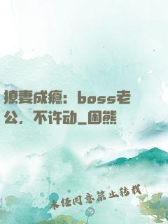 撩妻成瘾：boss老公，不许动