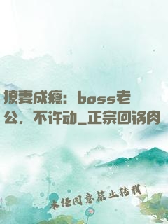 撩妻成瘾：boss老公，不许动