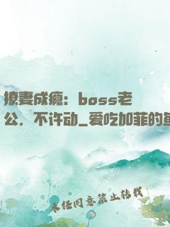 撩妻成瘾：boss老公，不许动
