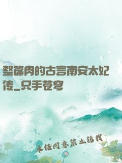 整篇肉的古言南安太妃传