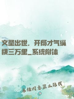 文圣出世，开局才气纵横三万里