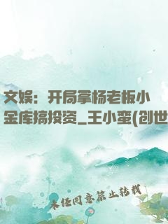 文娱：开局拿杨老板小金库搞投资