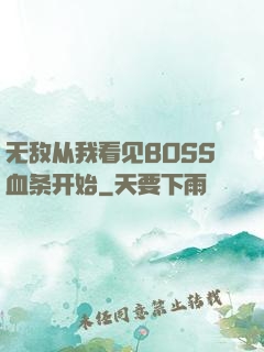 无敌从我看见BOSS血条开始