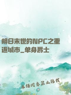 明日末世的NPC之重返城市
