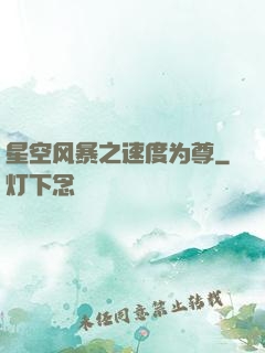星空风暴之速度为尊