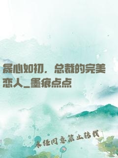 晟心如初，总裁的完美恋人