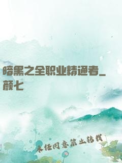 暗黑之全职业精通者