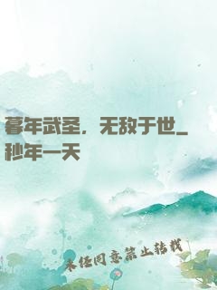 暮年武圣，无敌于世