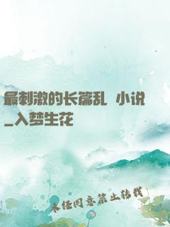 最刺激的长篇乱惀小说