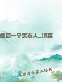 最后一个黑衣人