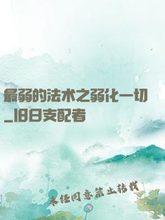 最弱的法术之弱化一切