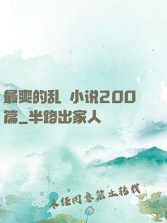最爽的乱惀小说200篇