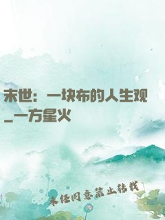 末世：一块布的人生观