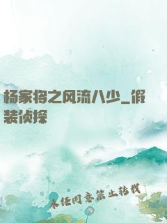 杨家将之风流八少