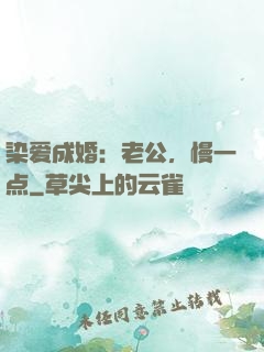 染爱成婚：老公，慢一点
