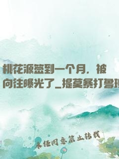桃花源签到一个月，被向往曝光了