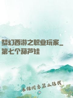 梦幻西游之职业玩家