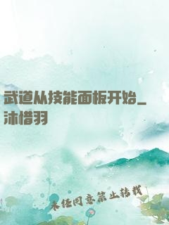 武道从技能面板开始