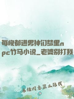 每晚都进男神们梦里npc竹马小说