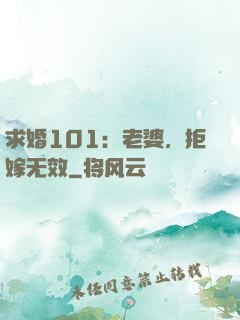 求婚101：老婆，拒嫁无效