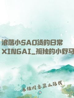 浪荡小SAO货的日常XINGAI