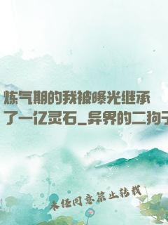 炼气期的我被曝光继承了一亿灵石