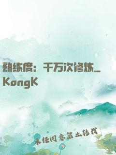 熟练度：千万次修炼