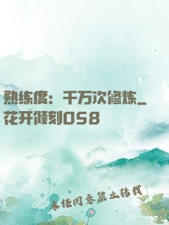 熟练度：千万次修炼