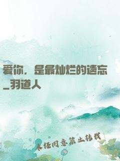 爱你，是最灿烂的遗忘