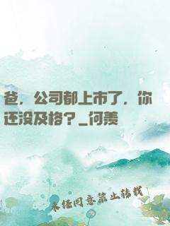 爸，公司都上市了，你还没及格？