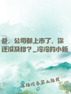 爸，公司都上市了，你还没及格？