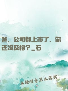 爸，公司都上市了，你还没及格？
