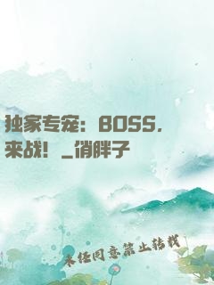 独家专宠：BOSS，来战！