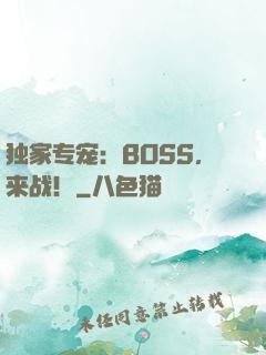 独家专宠：BOSS，来战！