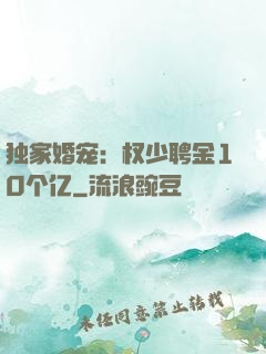 独家婚宠：权少聘金10个亿
