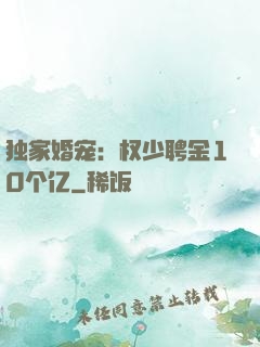 独家婚宠：权少聘金10个亿