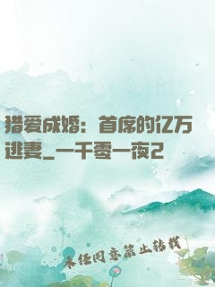 猎爱成婚：首席的亿万逃妻
