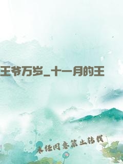 王爷万岁